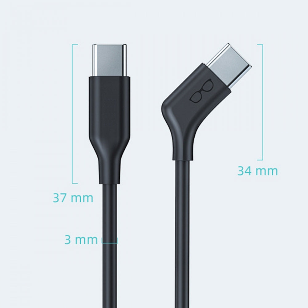 USB-C 10Gbps Type-C Video 4K Power PD 65W  Ultra-Fine Flexable Cable Right Angled 135 Degree Connector for VR AR Glasses NS Handheld Console