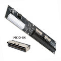 Dual MCIO 8X Mini Cool Edge IO SFF-TA-1016 to PCIE5.0 PCI-Express 16X VROC Adapter for Mainboard Graphics Card