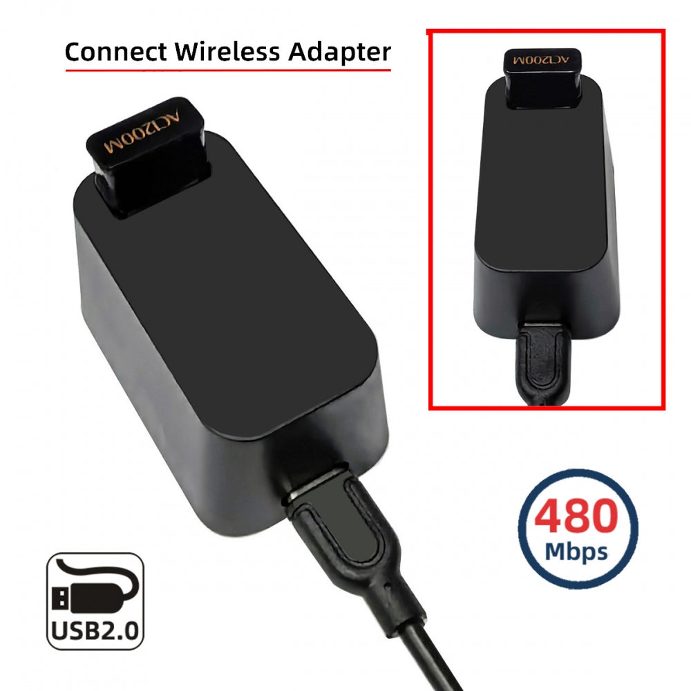 Type-C USB-C Female Host to USB2.0 Type-A Female Device Vertical Adapter 480Mbps Data for Dongle Cradle SteamVR Receiver Base Extension Dock Station Docking