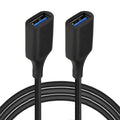 USB 3.0 Type-A Female to Type-A Female Extension Cable Data 10Gbps for Laptop Computer Disk SSD Camera